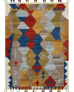 Tappeto ARZAKAN Multicolore 160 x 230 cm Lana Kilim