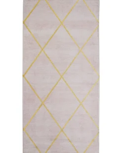 Tappeto ATIKE Rosa 80 x 150 cm Viscosa