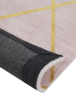 Tappeto ATIKE Rosa 80 x 150 cm Viscosa
