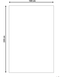 Tappeto BAGLAR Grigio 160 x 230 cm Iuta