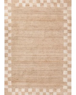 Tappeto BEED Beige chiaro 160 x 230 cm Iuta