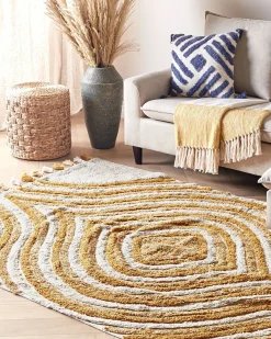 Tappeto BINGOL Giallo 160 x 230 cm Cotone
