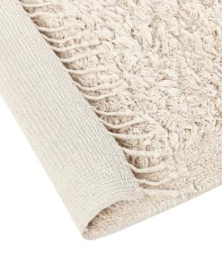 Tappeto BITLIS Beige chiaro 80 x 300 cm Cotone