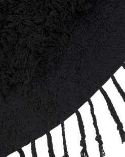 Tappeto BITLIS Nero ø 140 cm Cotone