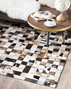 Tappeto CERLI Bianco 160 x 230 cm Pelle naturale