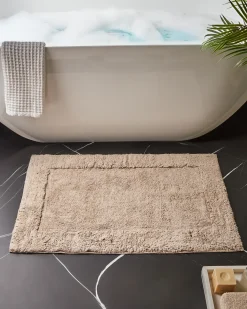 Tappeto da bagno BABAIL Marrone chiaro 60 x 90 cm Cotone