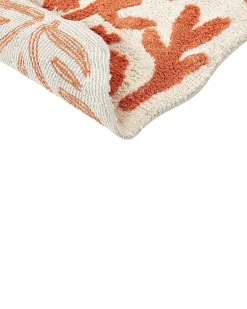 Tappeto da bagno DERIK Arancione 60 x 90 cm Cotone