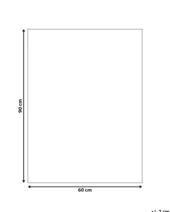 Tappeto da bagno DIWANA Marrone/Beige 60 x 90 cm