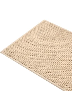 Tappeto da bagno KARAD Beige 60 x 90 cm Cotone