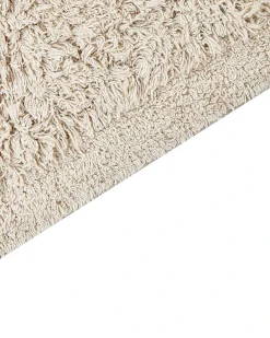 Tappeto da bagno OLTAN Beige 50 x 80 cm Cotone