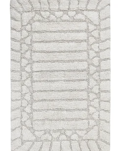 Tappeto da bagno TEKKE Beige chiaro 60 x 90 cm Cotone