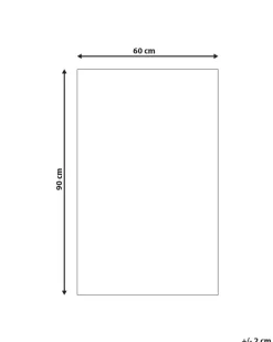 Tappeto da bagno TEKKE Beige chiaro 60 x 90 cm Cotone