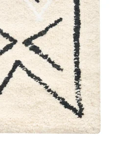Tappeto da bagno UNTLA Beige chiaro 60 x 90 cm Cotone