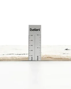 Tappeto da bagno UNTLA Beige chiaro 60 x 90 cm Cotone