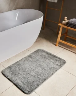 Tappeto da bagno URLANA Grigio 60 x 90 cm Microfibra