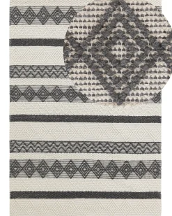 Tappeto DAVUTLAR Beige chiaro 160 x 230 cm Lana