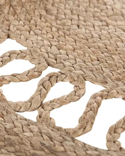 Tappeto DIKILI Beige ø 120 cm Iuta