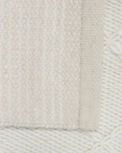 Tappeto ELLEK Bianco 160 x 230 cm Lana