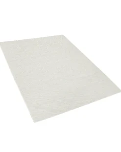 Tappeto ELLEK Bianco 160 x 230 cm Lana