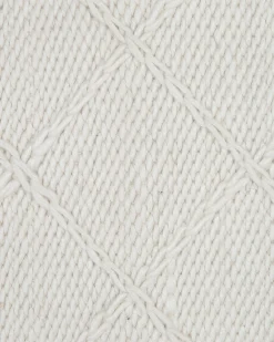 Tappeto ELLEK Bianco 160 x 230 cm Lana