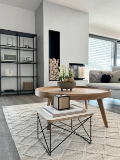 Tappeto ELLEK Bianco 160 x 230 cm Lana