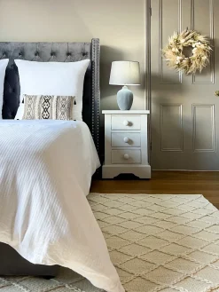 Tappeto ELLEK Bianco 160 x 230 cm Lana