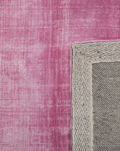 Tappeto ERCIS Rosa 140 x 200 cm Viscosa