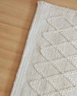 Tappeto ERZIN Bianco sporco 160 x 230 cm
