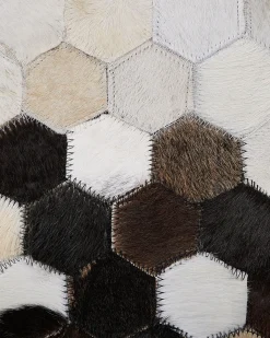 Tappeto EYIM Marrone 160 x 230 cm Pelle naturale