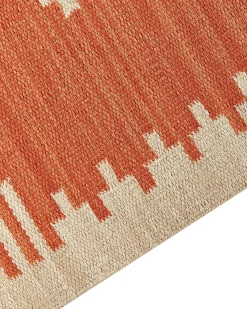 Tappeto GAVAR Arancione 80 x 300 cm Cotone Kilim