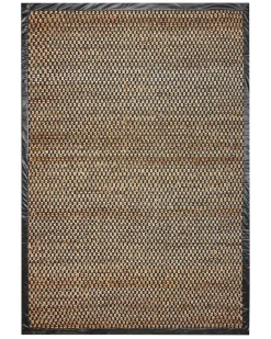 Tappeto GERCE Nero 140 x 200 cm Iuta