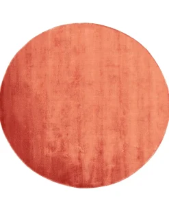 Tappeto GESI II Arancione ø 140 cm Viscosa