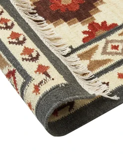 Tappeto GHUKASAVAN Multicolore 200 x 300 cm Lana Kilim