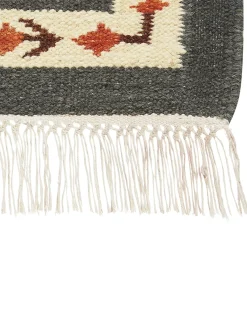 Tappeto GHUKASAVAN Multicolore 140 x 200 cm Lana Kilim