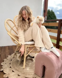 Tappeto GOLGEN Beige ø 120 cm Iuta