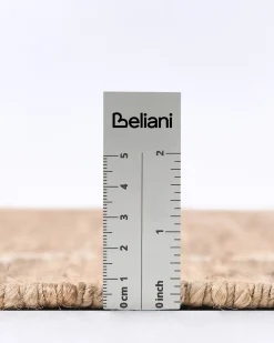 Tappeto GONDIA Nero/Beige 80 x 300 cm Iuta