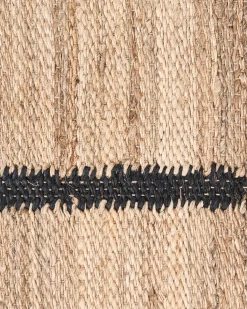Tappeto GONDIA Nero/Beige 160 x 230 cm Iuta