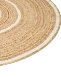 Tappeto HALFELI Beige ø 140 cm Iuta