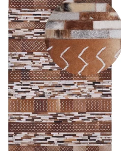 Tappeto HEREKLI Marrone 160 x 230 cm Pelle naturale