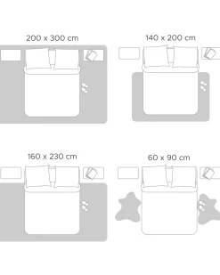 Tappeto in pelliccia sintetica UNDARA Grigio chiaro 60 x 90 cm