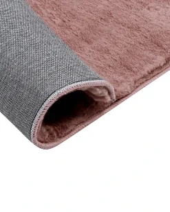 Tappeto in pelliccia sintetica MIRPUR Rosa 80 x 150 cm