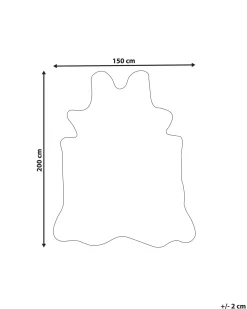 Tappeto in pelliccia sintetica OSSA Beige 150 x 200 cm