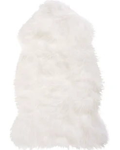 Tappeto in pelliccia sintetica MUNGO Bianco 53 x 88 cm