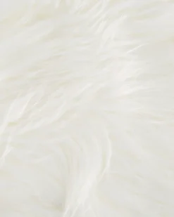 Tappeto in pelliccia sintetica MUNGO Bianco 53 x 88 cm