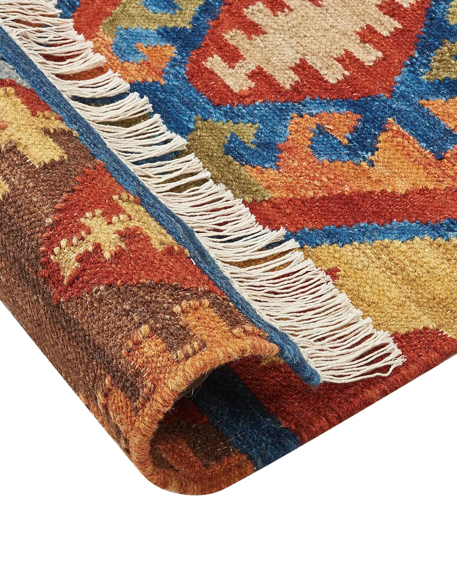 Tappeto JRVESH Multicolore 80 x 150 cm Lana Kilim