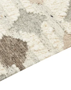 Tappeto KAGHTSRASHEN Beige 160 x 230 cm Lana Kilim