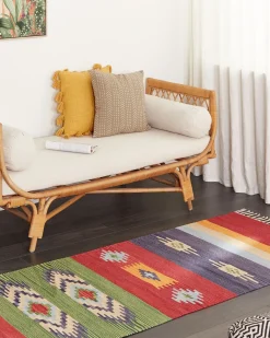 Tappeto KAMARIS Multicolore 80 x 300 cm Cotone Kilim