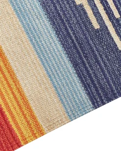 Tappeto KAMARIS Multicolore 80 x 300 cm Cotone Kilim