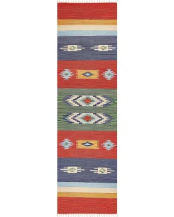 Tappeto KAMARIS Multicolore 80 x 300 cm Cotone Kilim