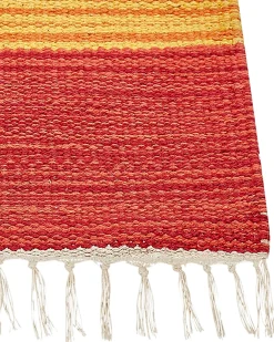 Tappeto KAMARIS Multicolore 80 x 300 cm Cotone Kilim